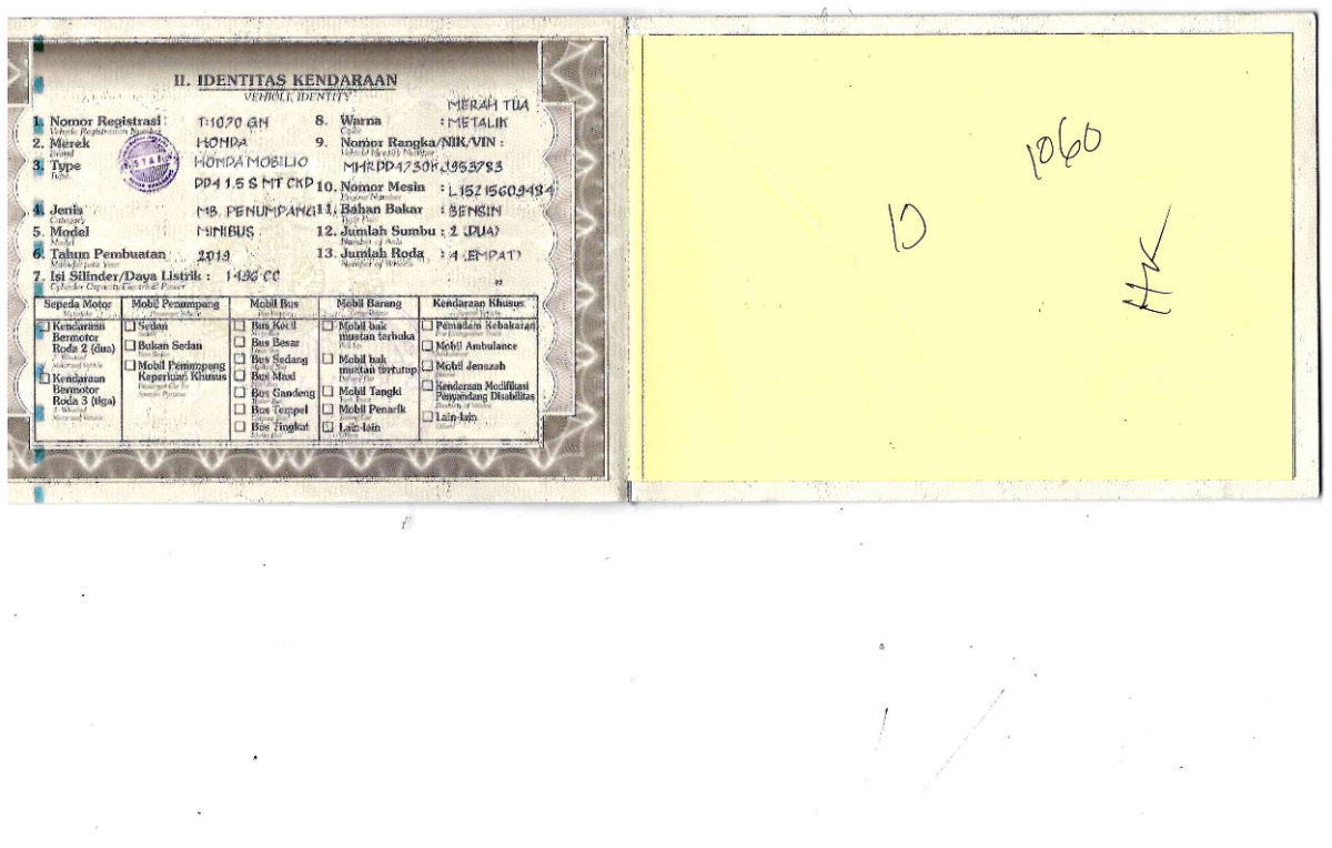 HONDA MOBILIO DD4 1.5 S