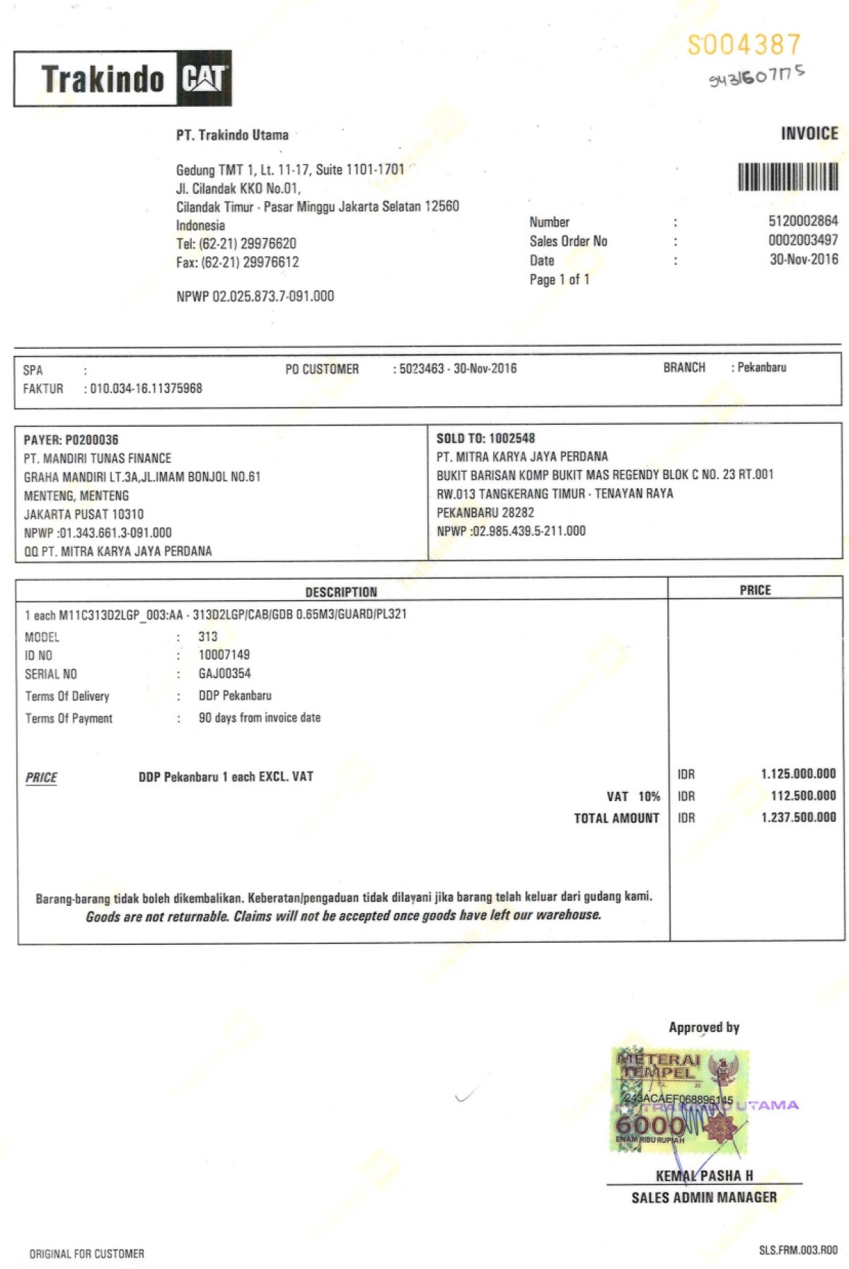 CATERPILLAR 313D2LGP