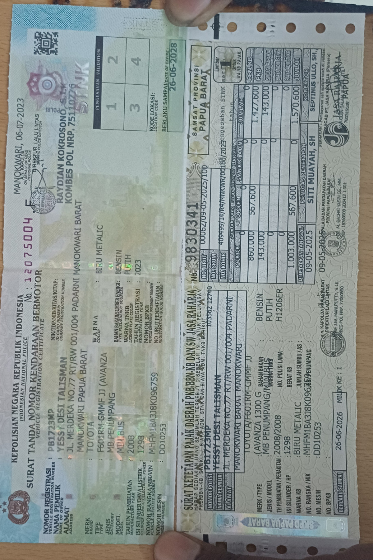 TOYOTA AVANZA  1.3 G