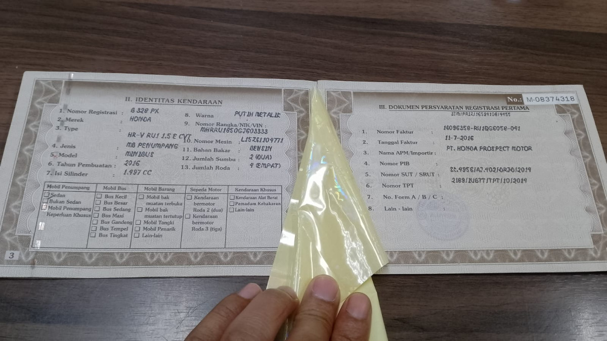 HONDA HRV RU1 1.5 E CVT