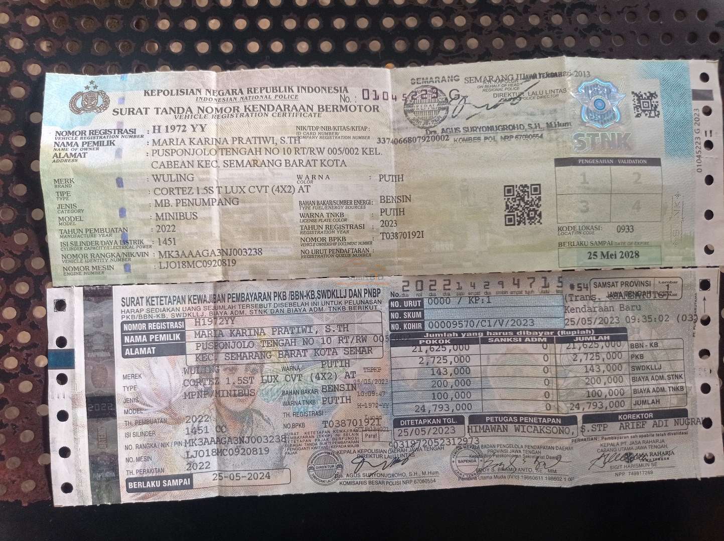 WULING CORTEZ 1.5ST LUX CVT