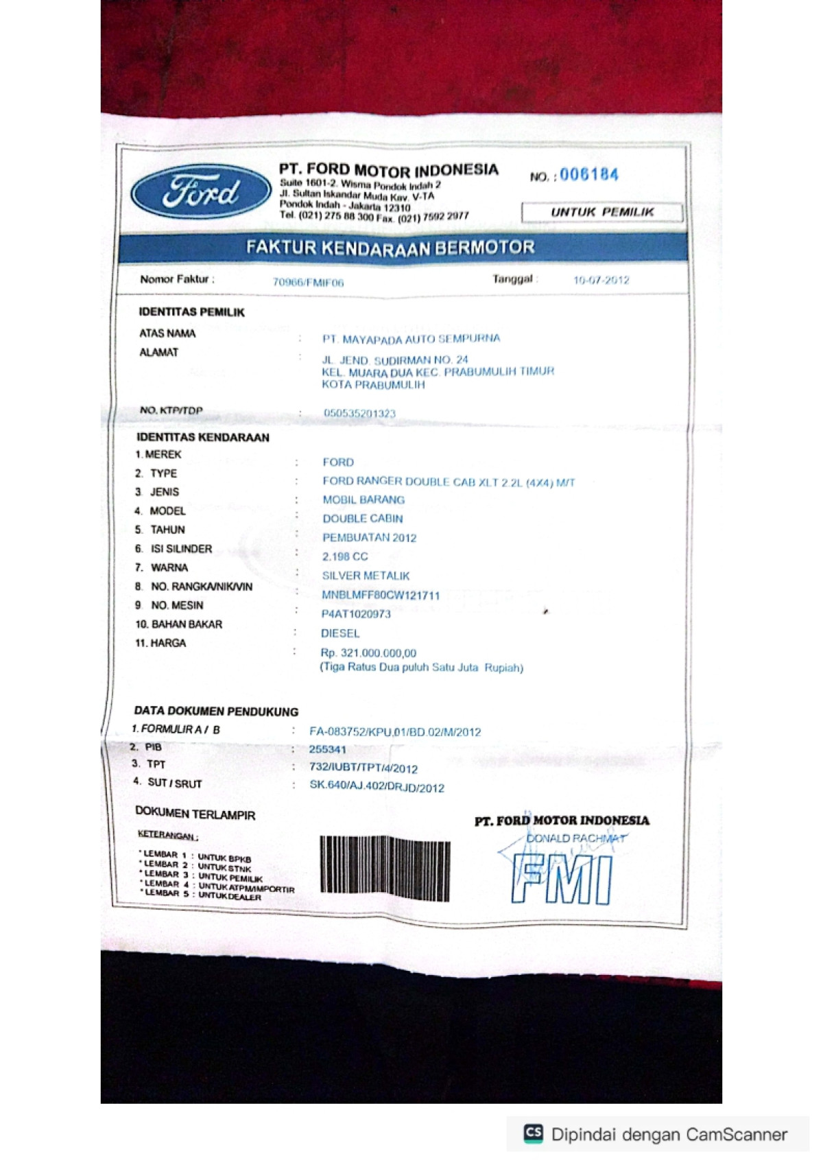 FORD DC