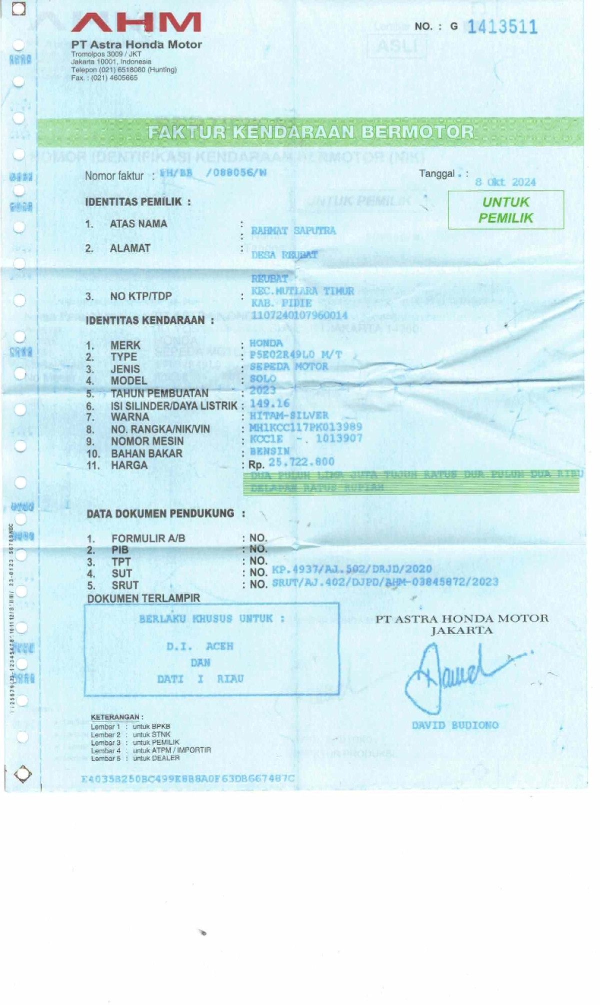 HONDA ALL NEW CBR 150 R