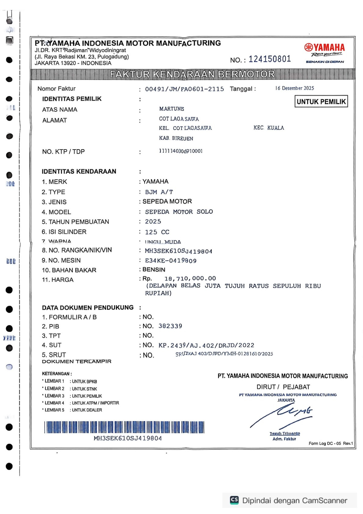 YAMAHA GRAND FILANO 125