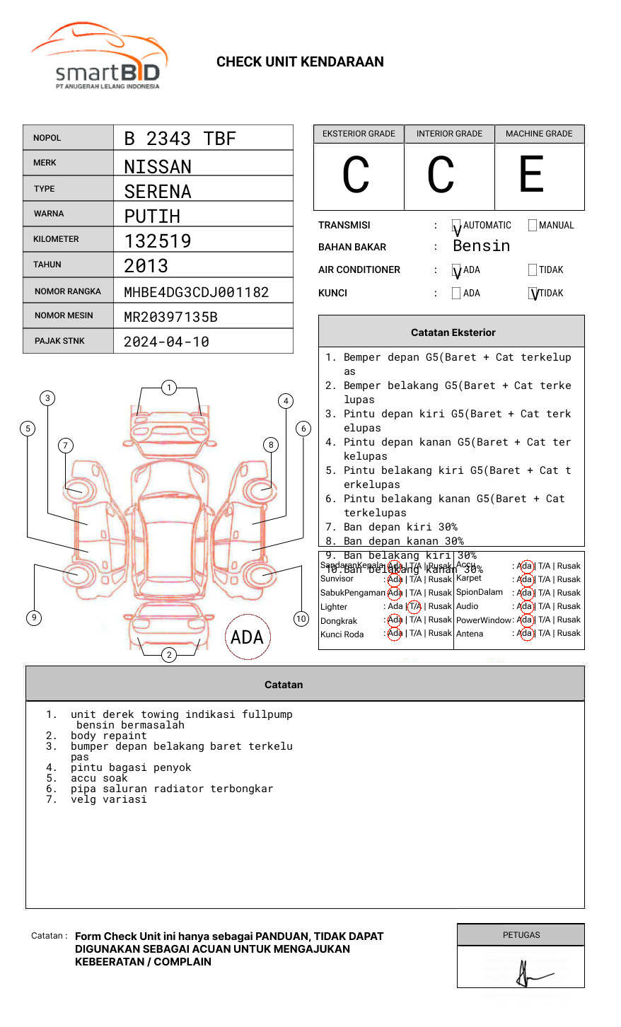 NISSAN SERENA HIGWAY STAR 2.0