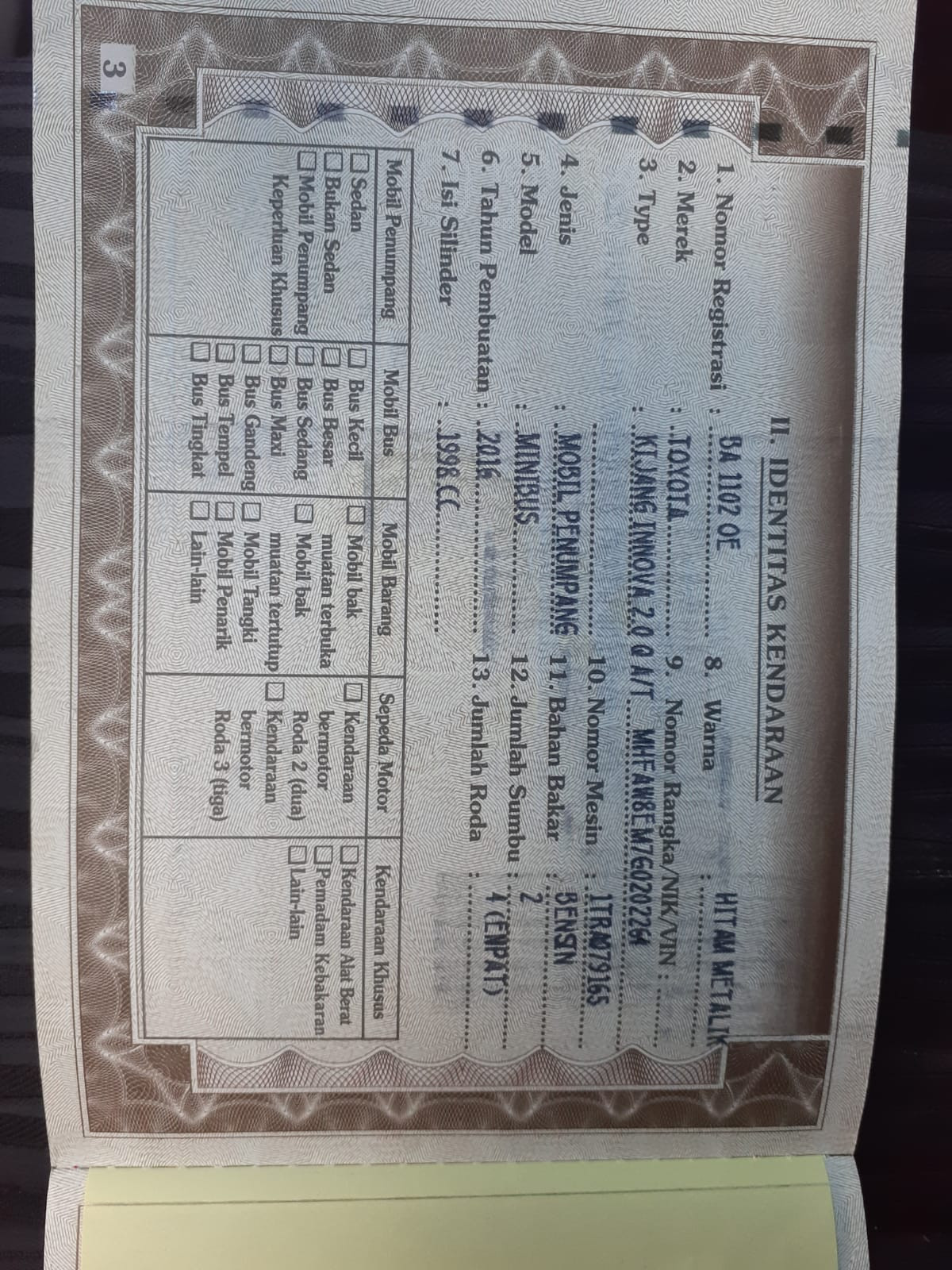 TOYOTA  INNOVA  2.0 Q