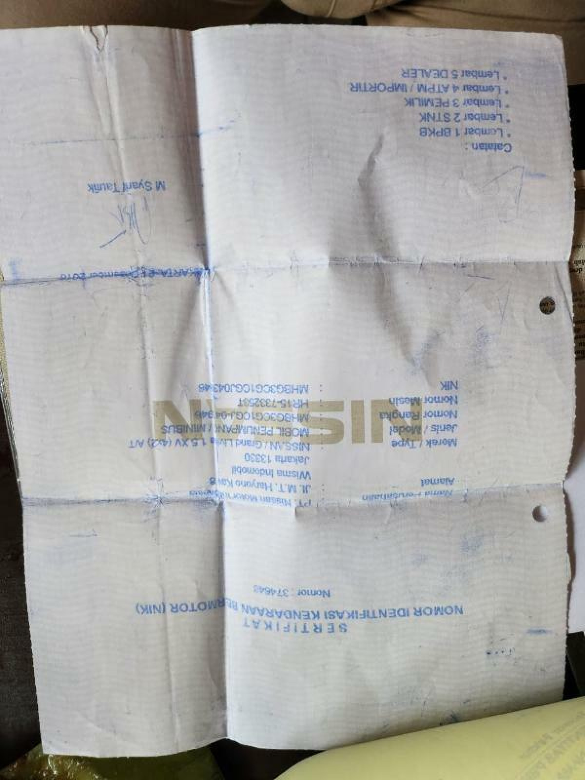 NISSAN GRAND LIVINA XV