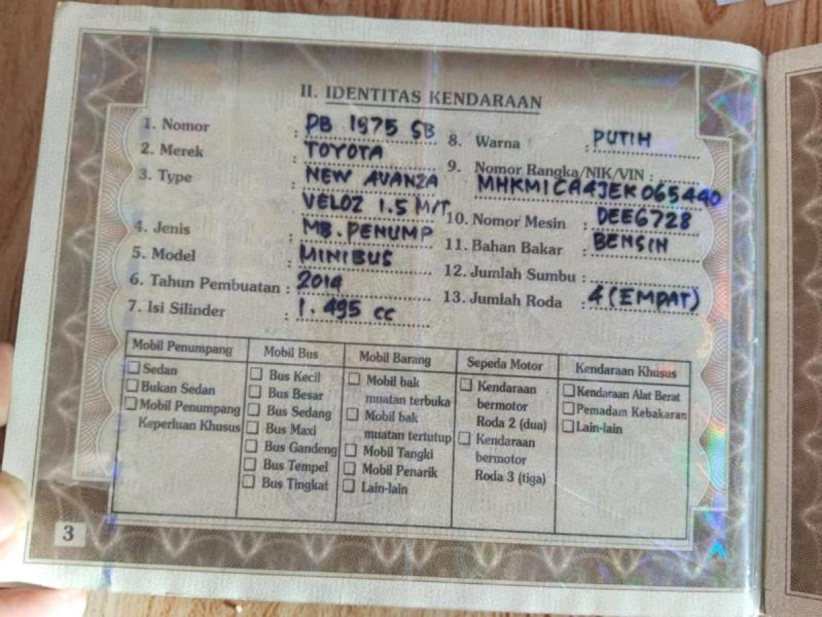 TOYOTA  AVANZA VELOZ 1.5