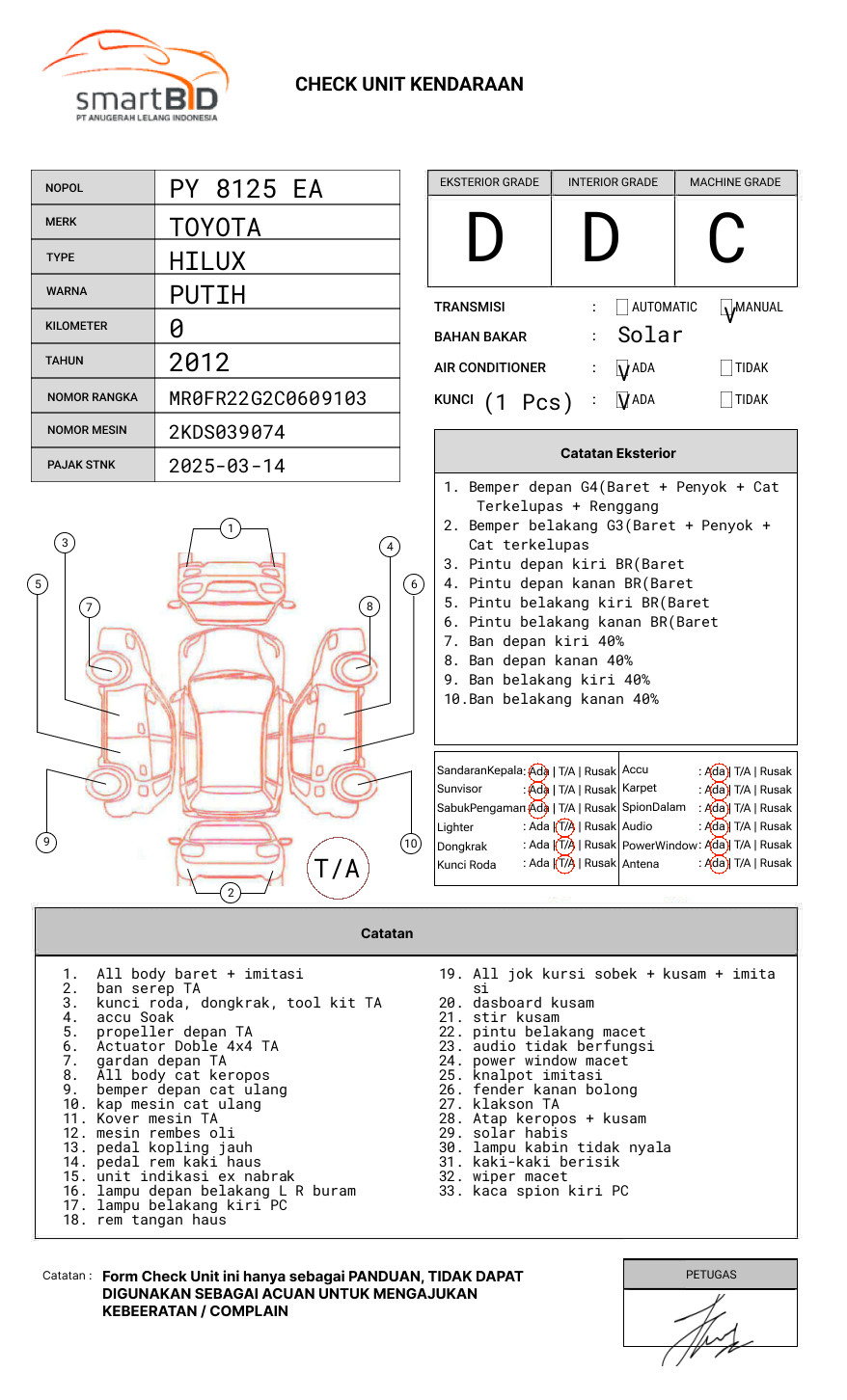 TOYOTA HILUX 2.5 G DC 4X4