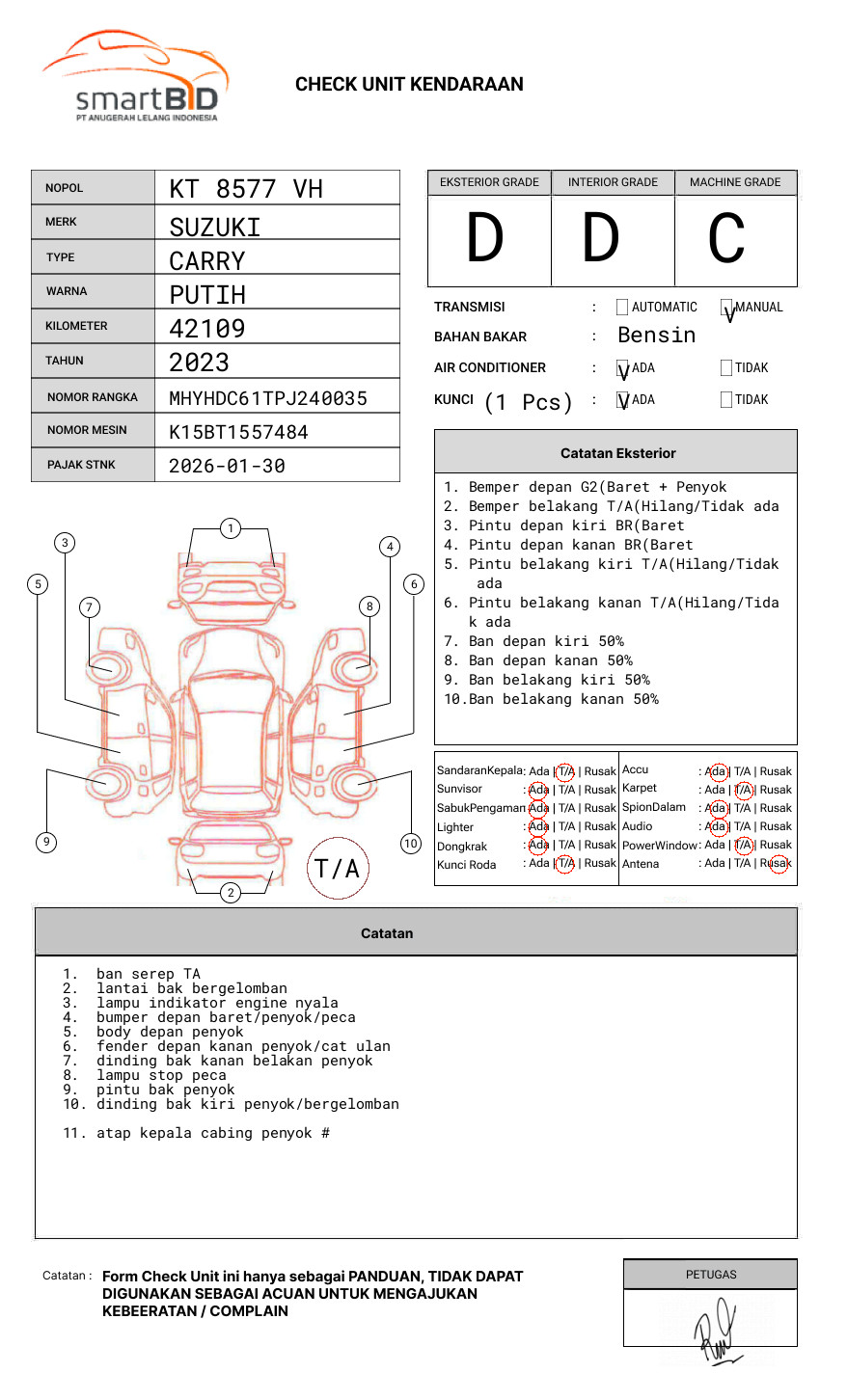 SUZUKI NEW CARRY PU CX