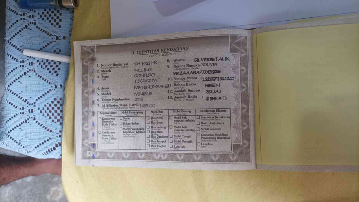 WULING  CONFERO  1.5 (4X2)