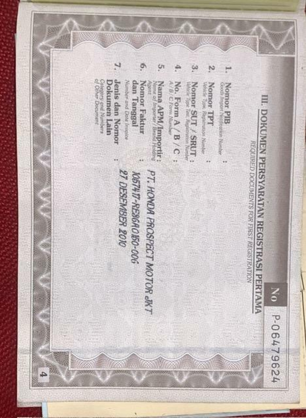 HONDA CR-V RE1 2WD 2.4 A/T