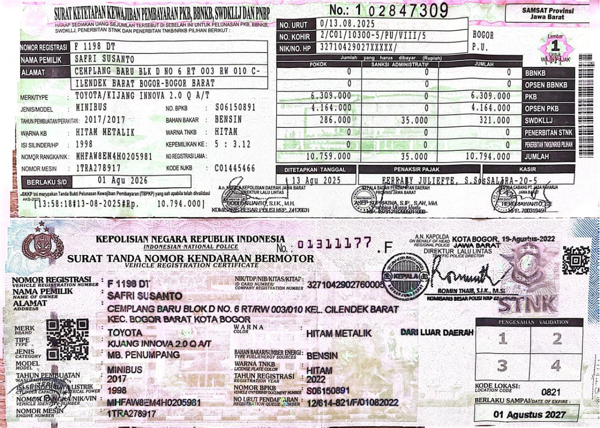 TOYOTA INNOVA  2.0 Q