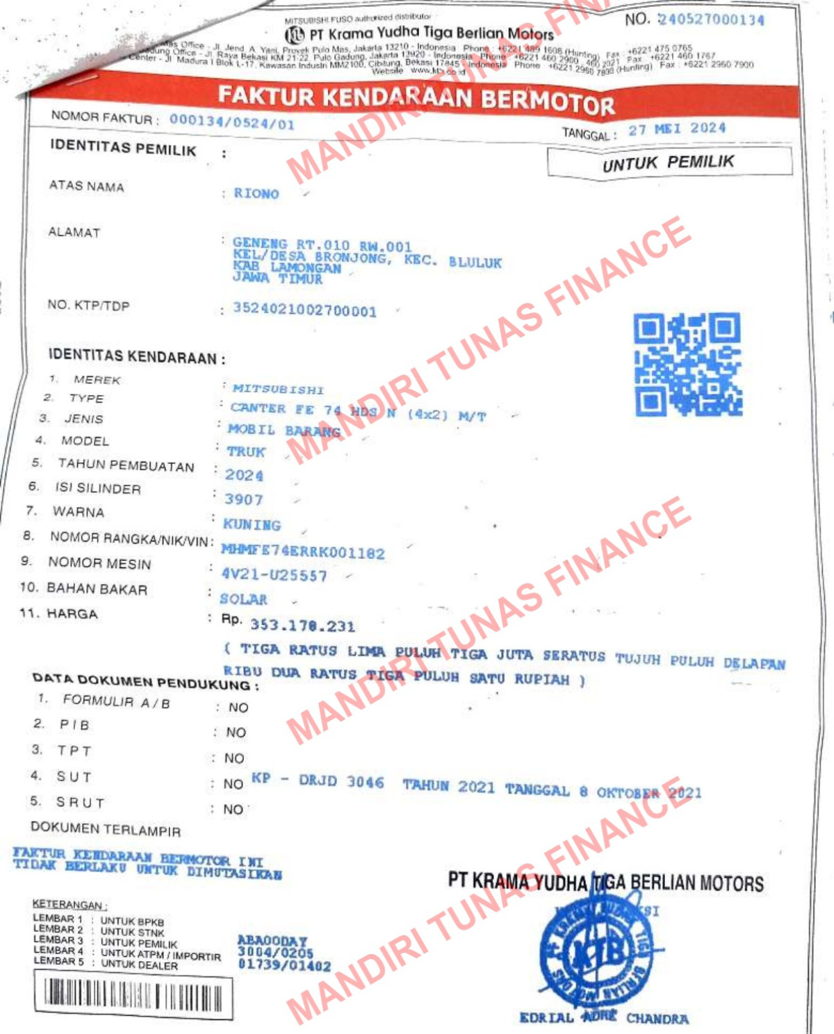 MITSUBISHI  CANTER  FE 74