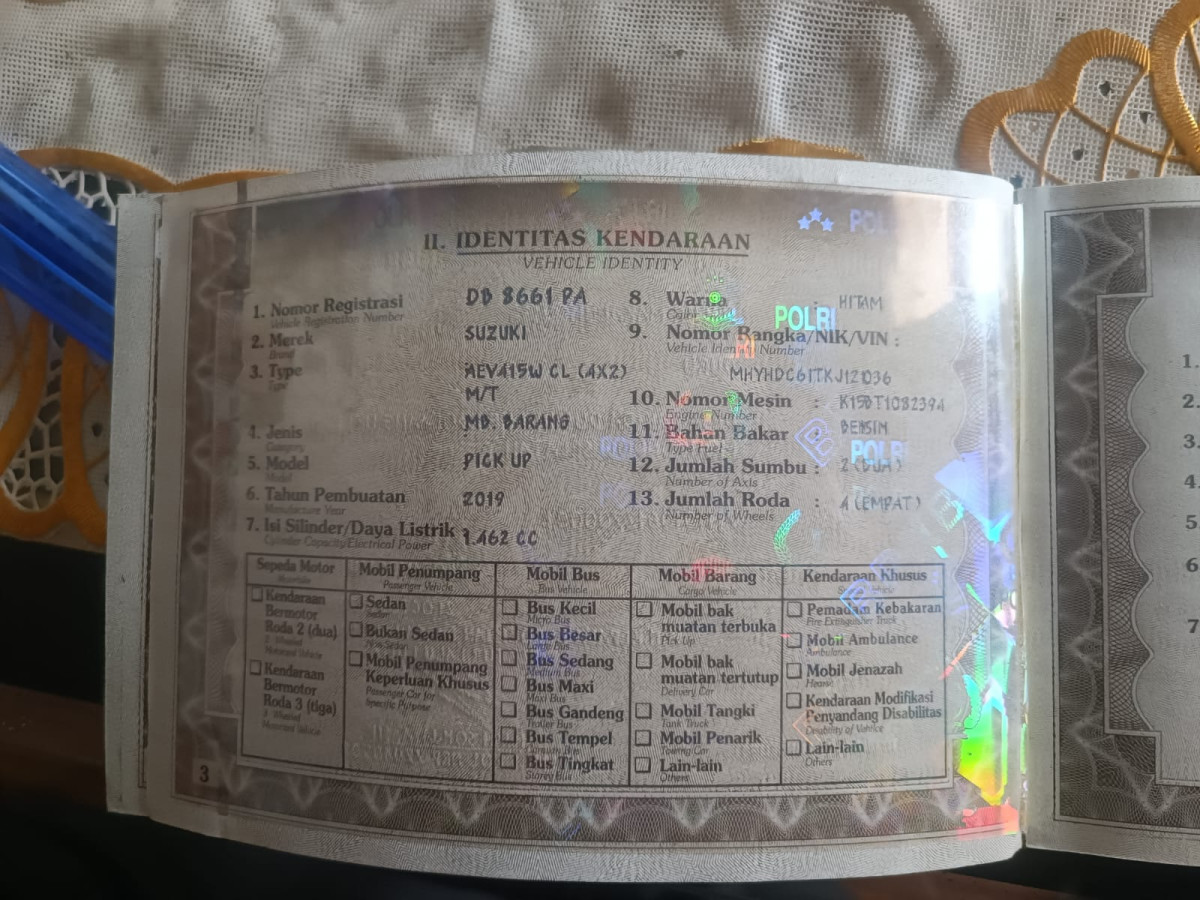 SUZUKI  CARRY  CL PICK UP