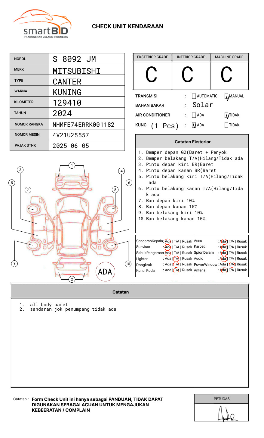 MITSUBISHI  CANTER  FE 74