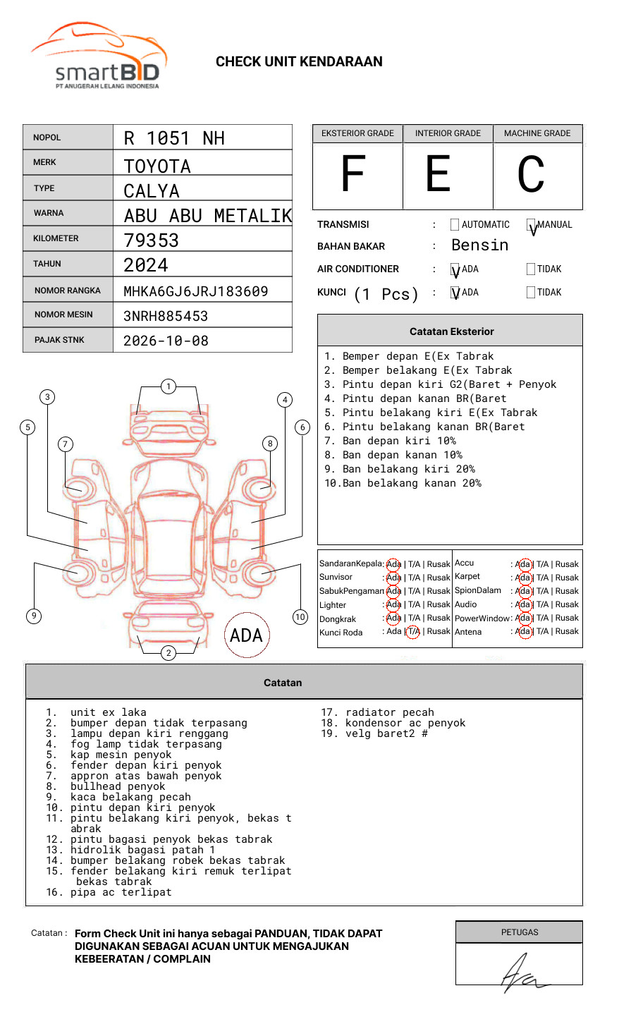 TOYOTA CALYA 1.2 G M/T