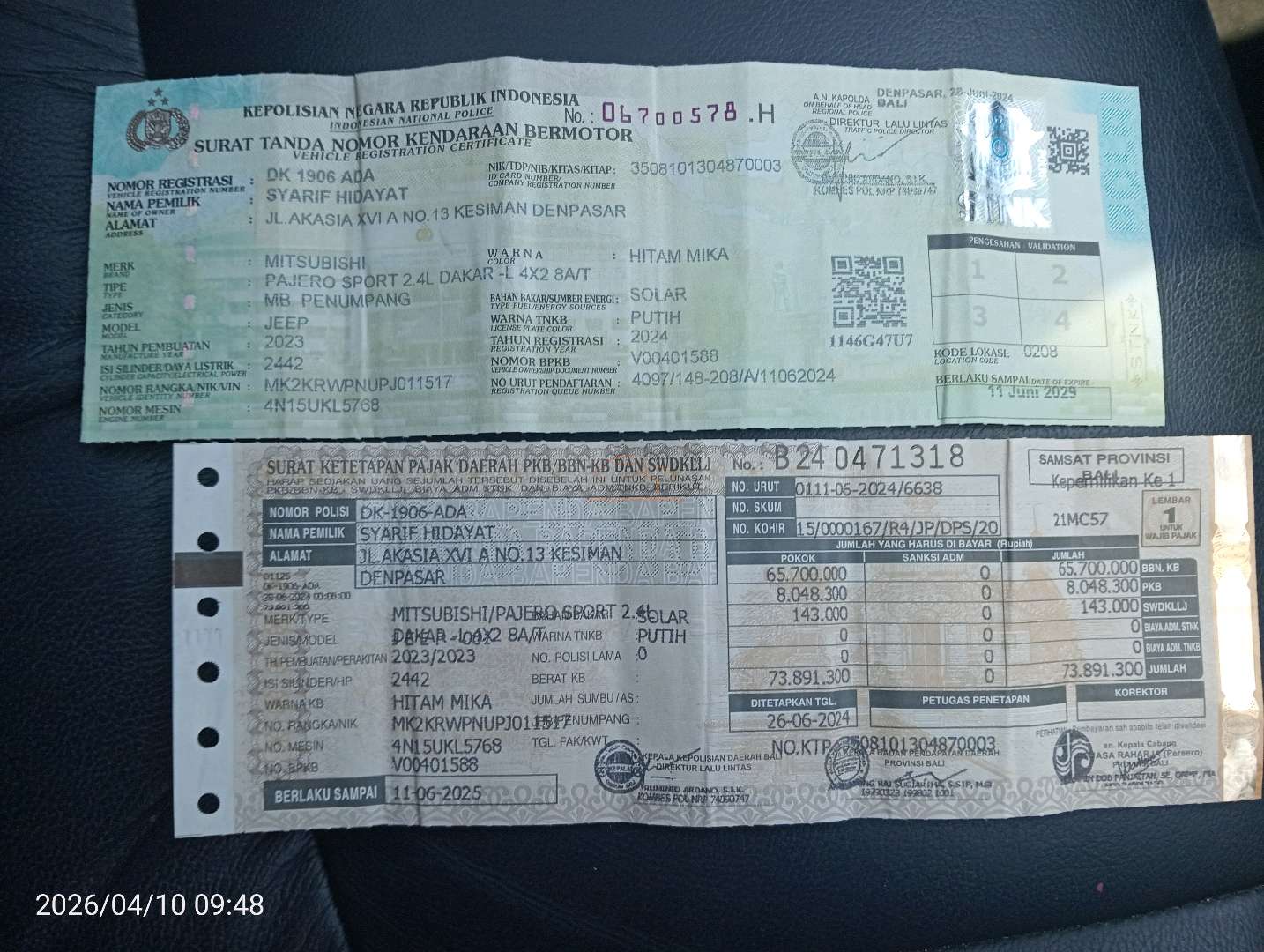 MITSUBISHI PAJERO SPORT 2.4L DAKAR-L (4X2)