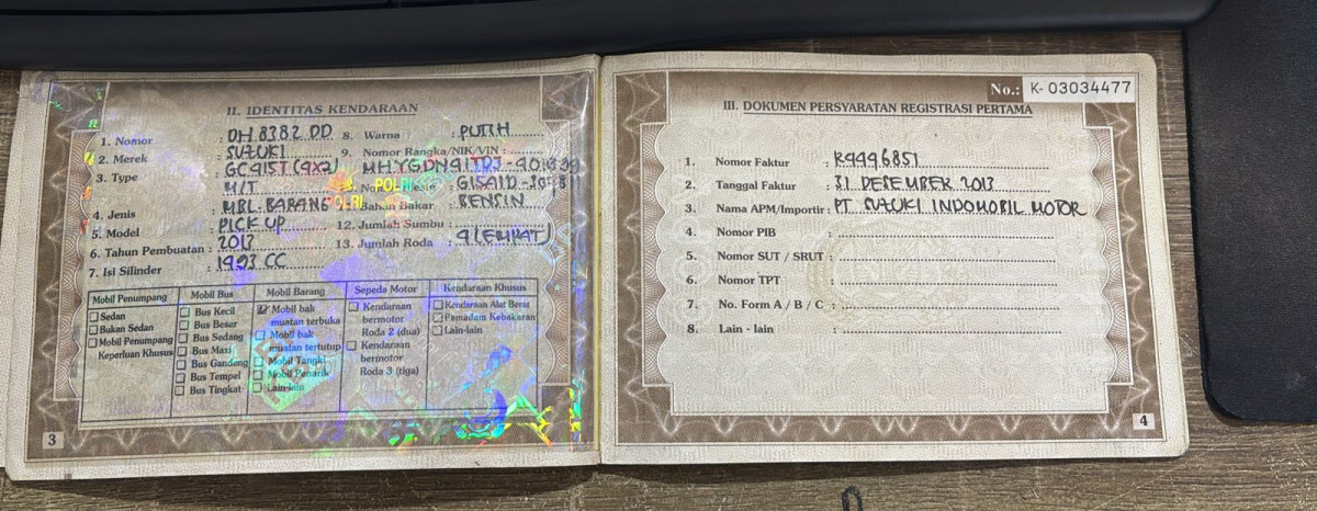 SUZUKI MEGA CARRY PU