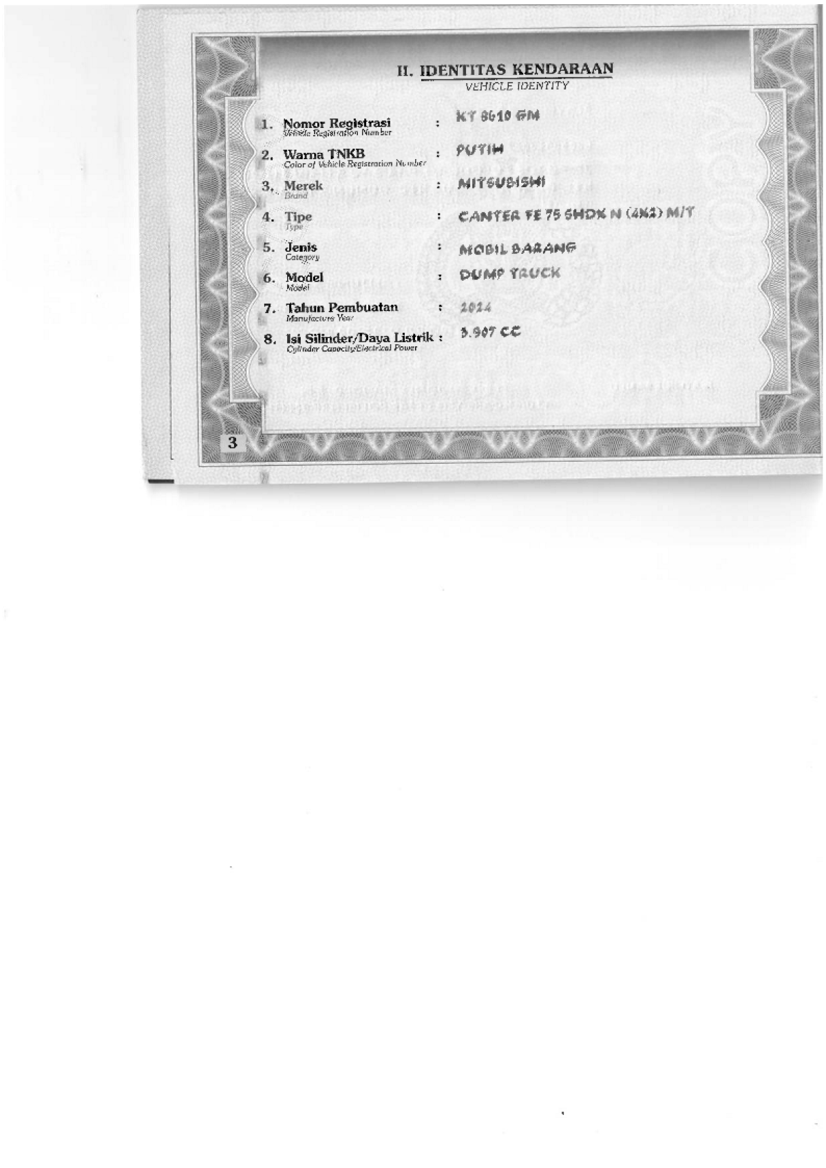 MITSUBISHI  FE  75 SHDX