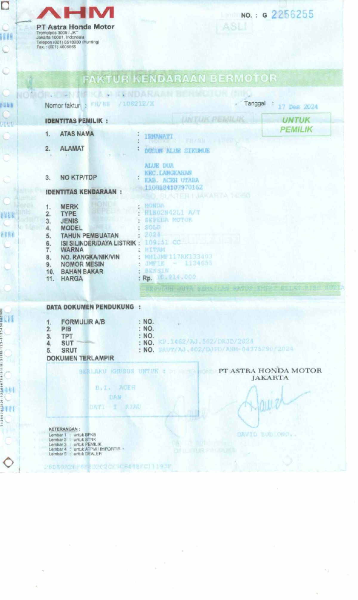 HONDA BEAT CW ESP CBS ISS