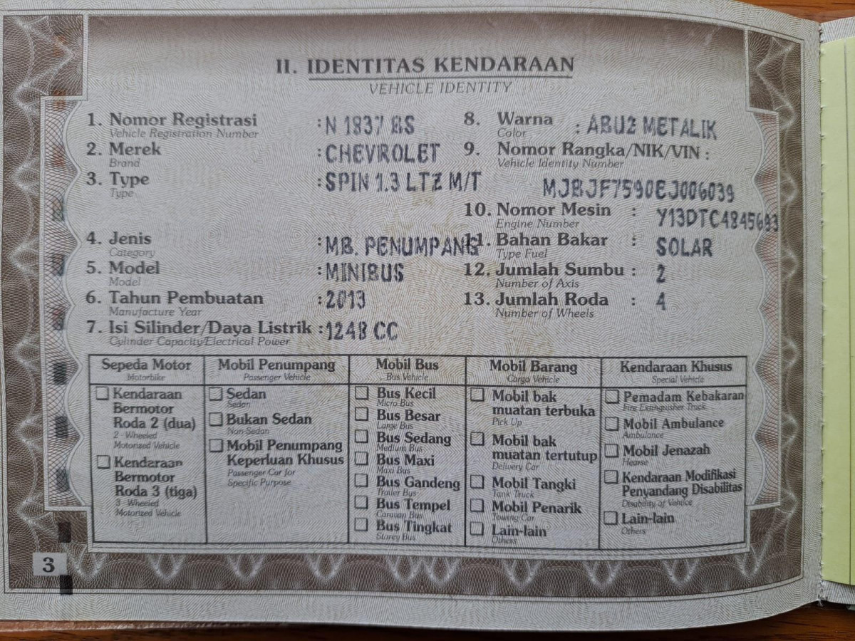 CHEVROLET SPIN 1.3 LTZ