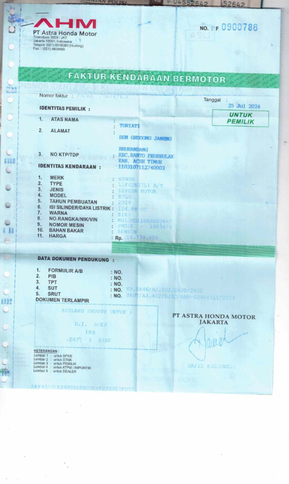 HONDA VARIO 125 ESP CBS ISS CW