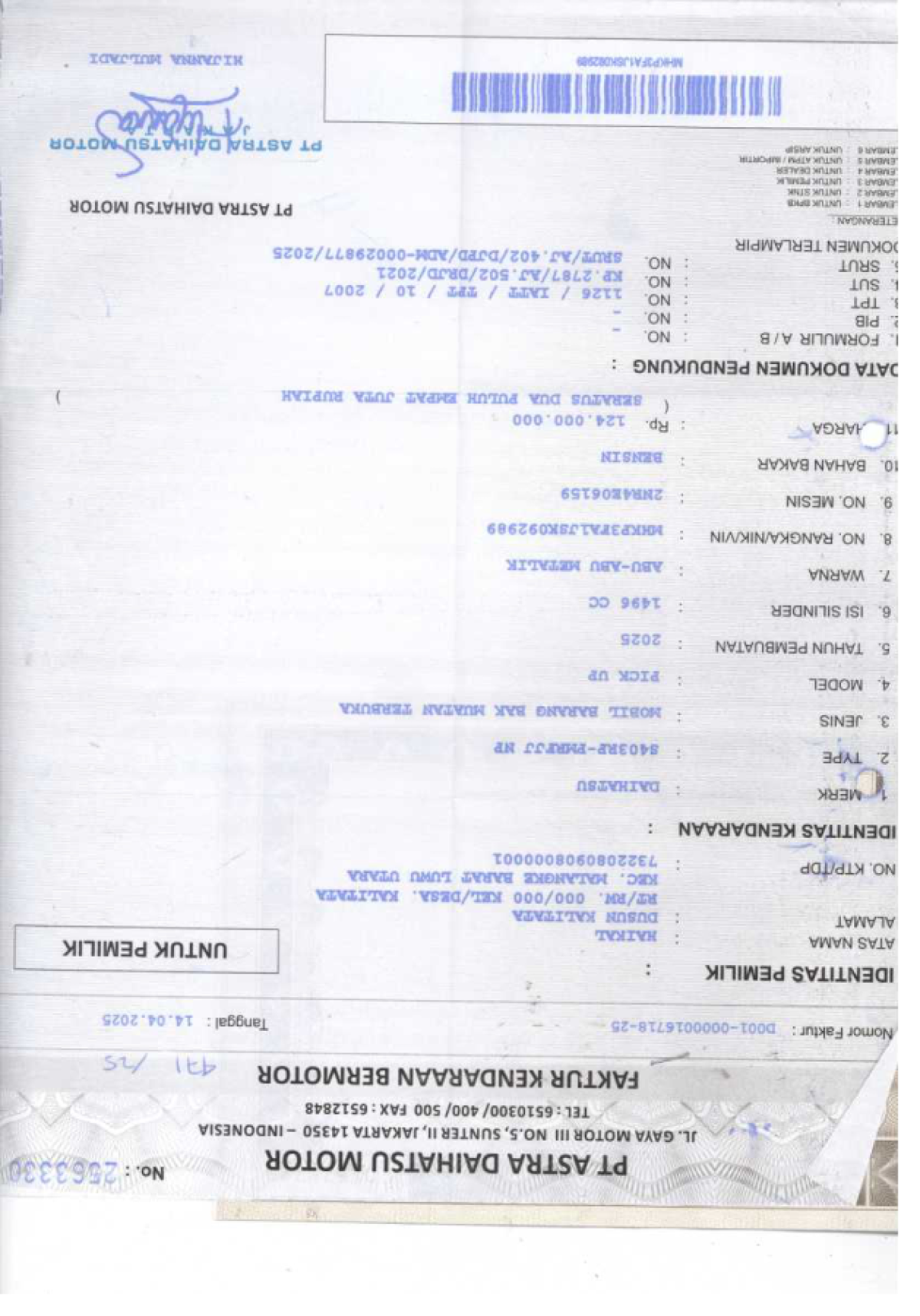 DAIHATSU  GRAN MAX  PICK-UP