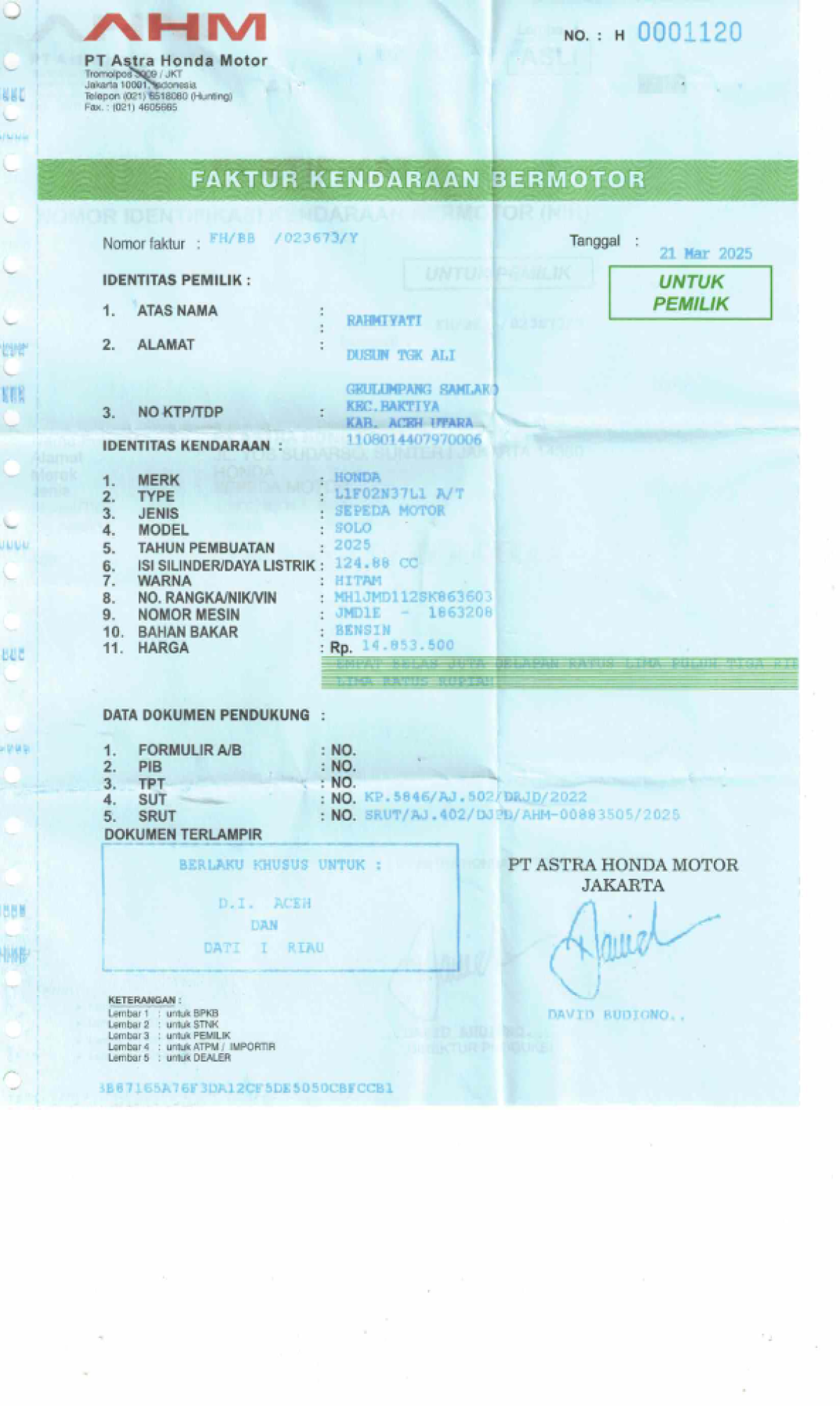 HONDA VARIO 125 ESP CBS ISS CW