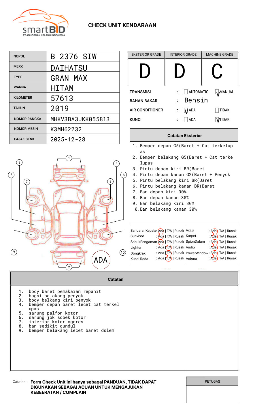 DAIHATSU GRAN MAX