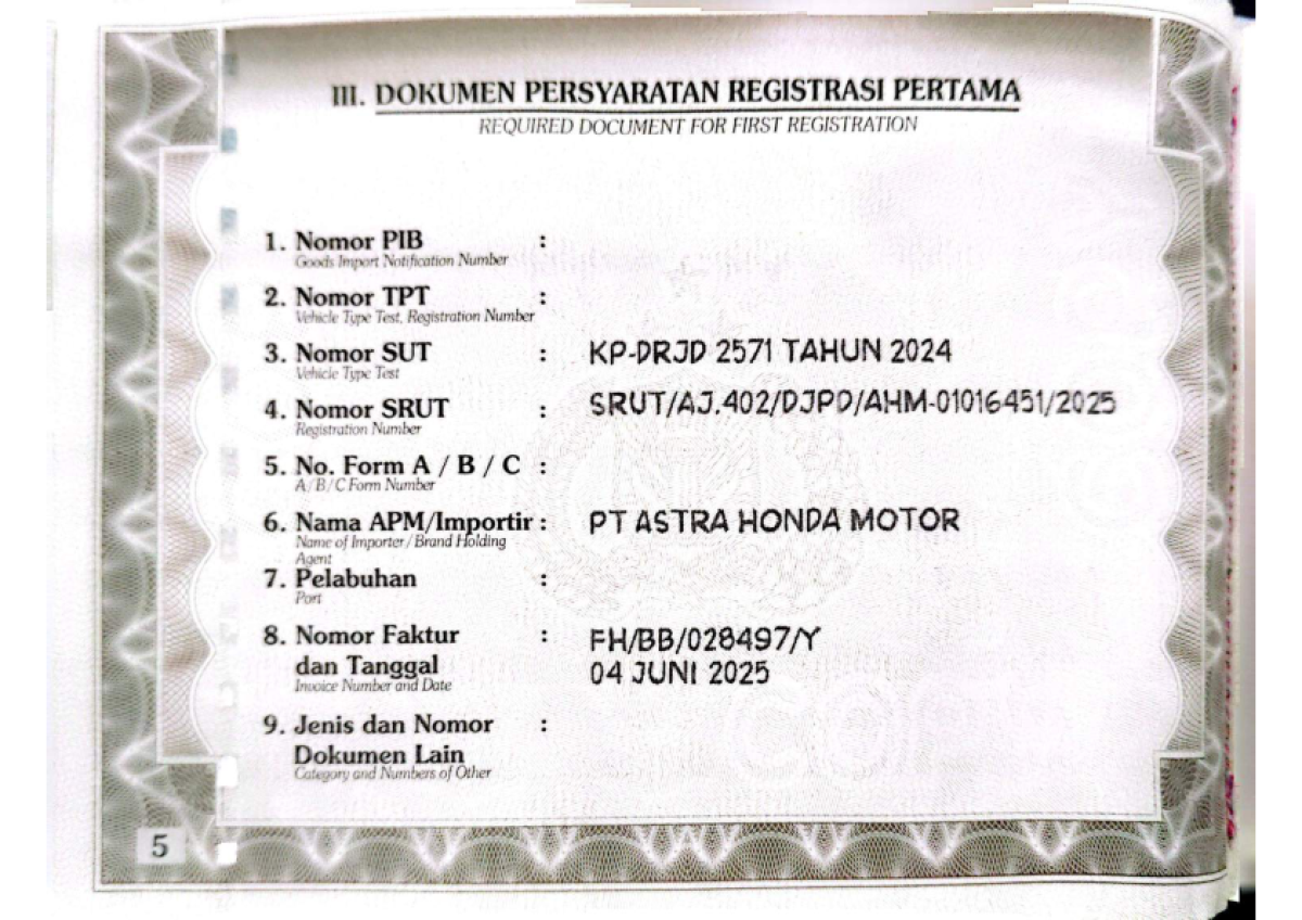 HONDA BEAT DLX SMART KEY