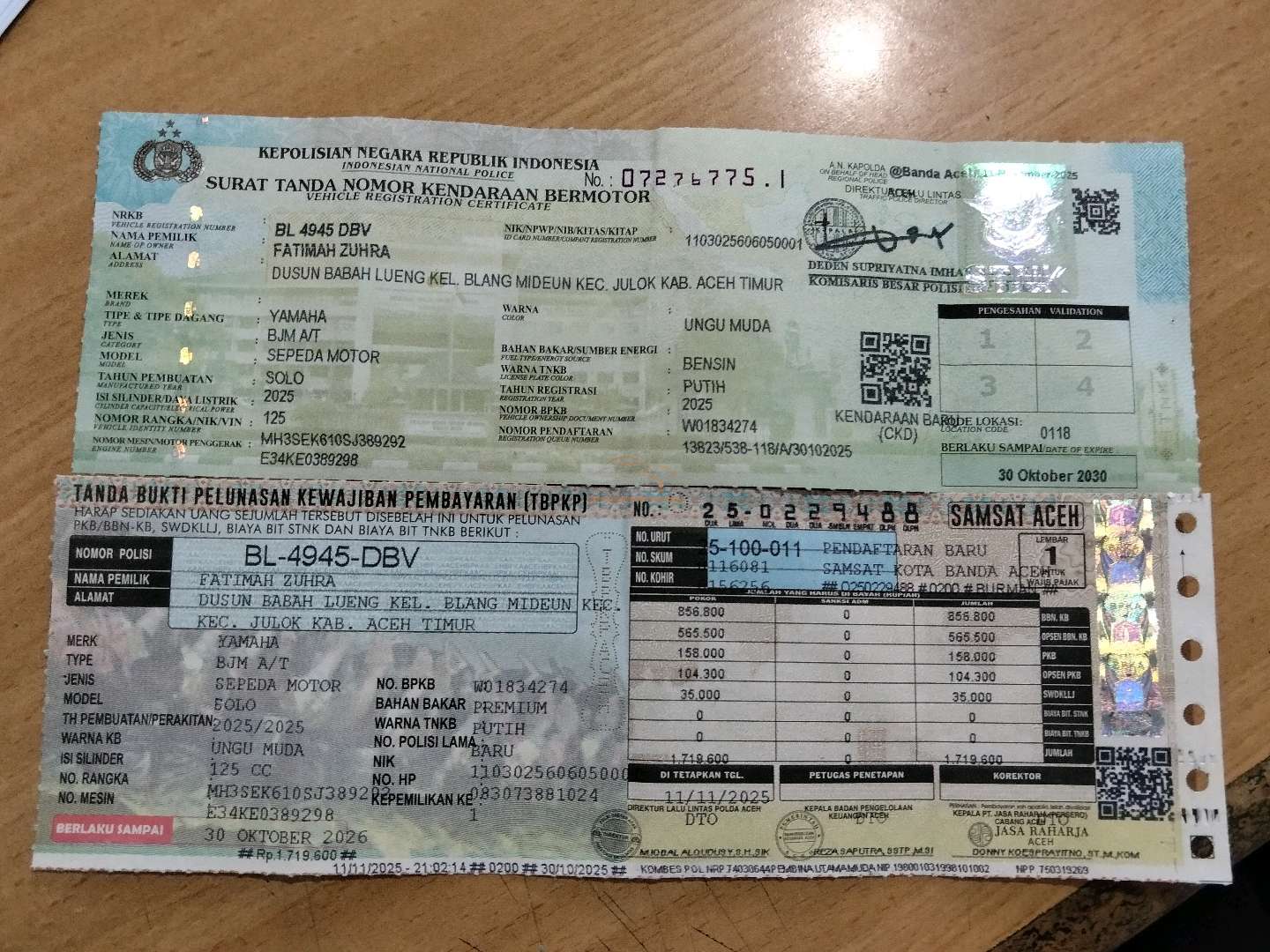 YAMAHA GRAND FILANO 125