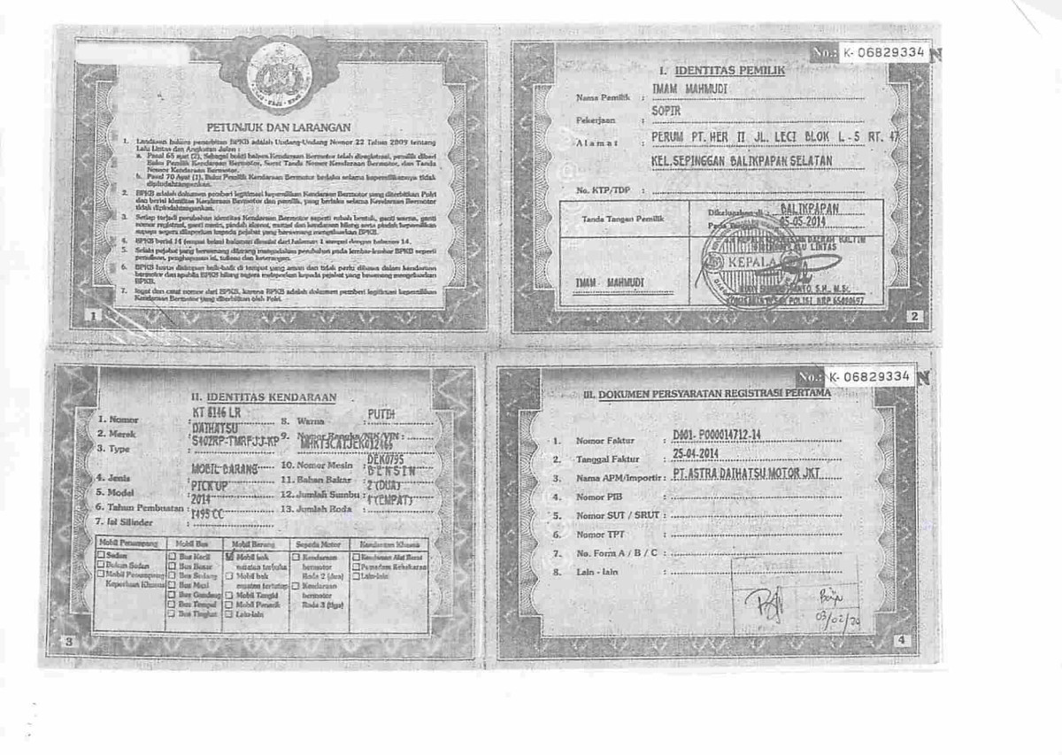 DAIHATSU GRAN MAX PICK-UP 1.5