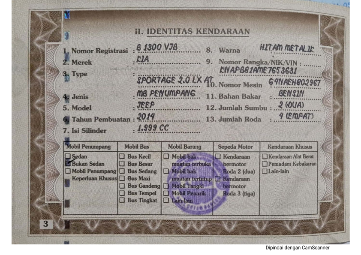 KIA  SPORTAGE  2.0 LX