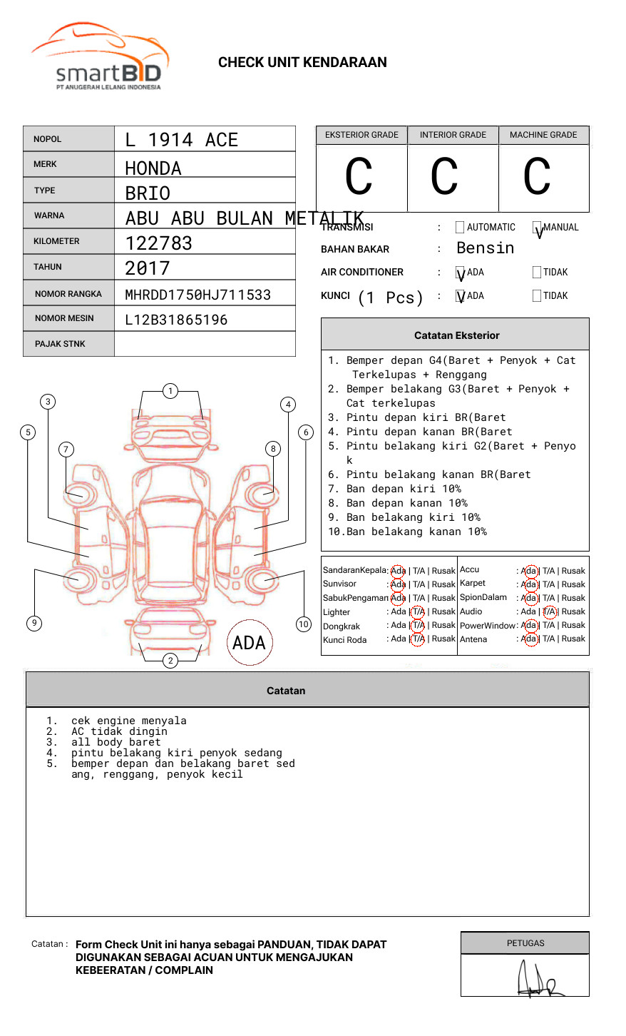 HONDA  BRIO  SATYA DD1 1.2 E
