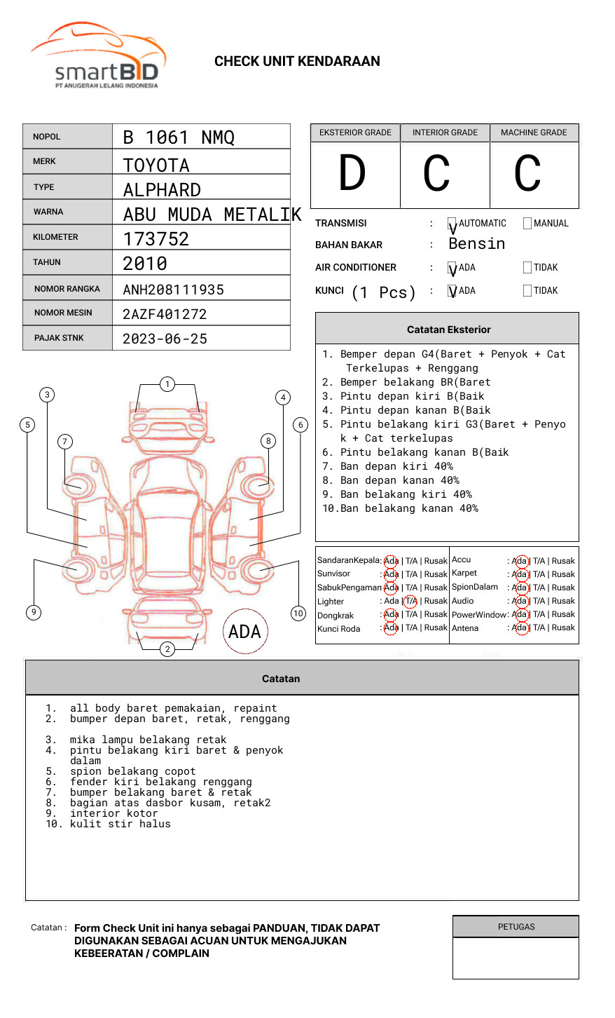TOYOTA ALPHARD 2.4 2WD