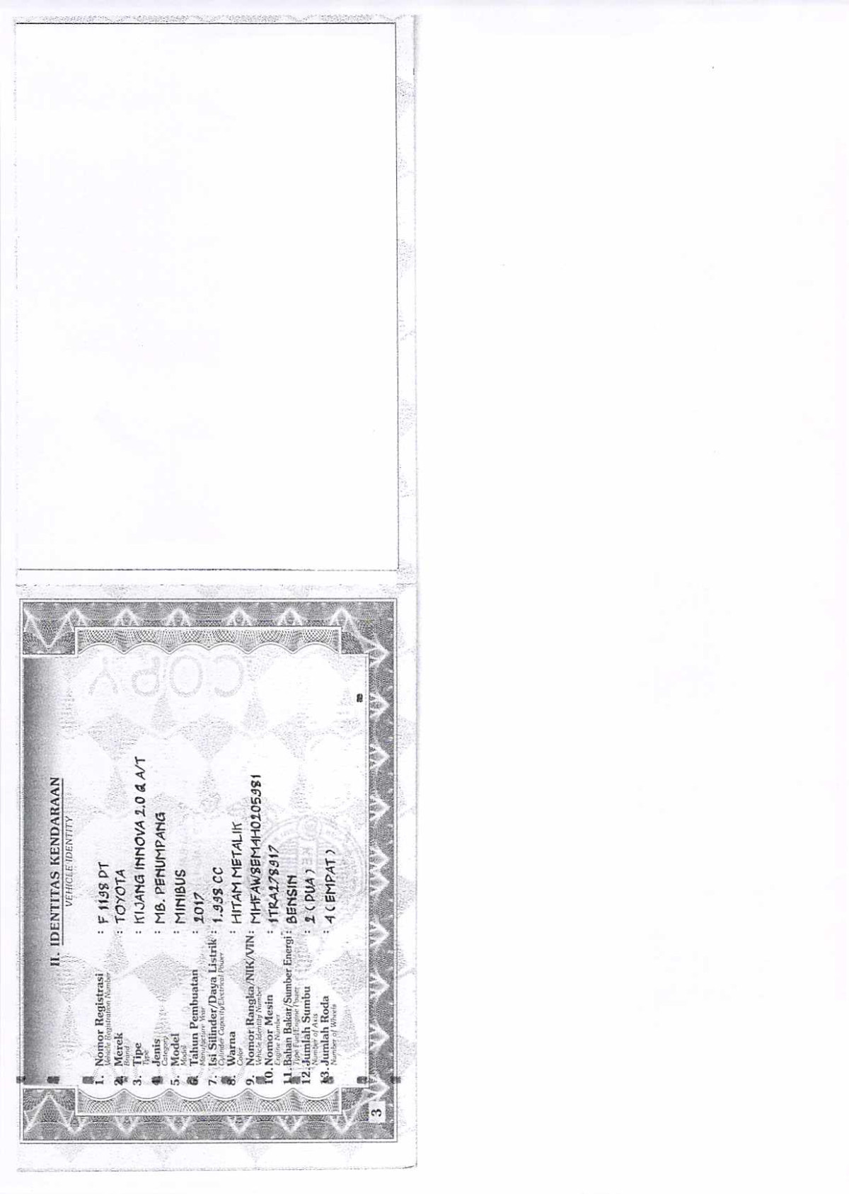 TOYOTA INNOVA  2.0 Q