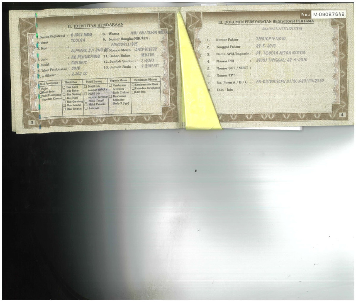 TOYOTA ALPHARD 2.4 2WD