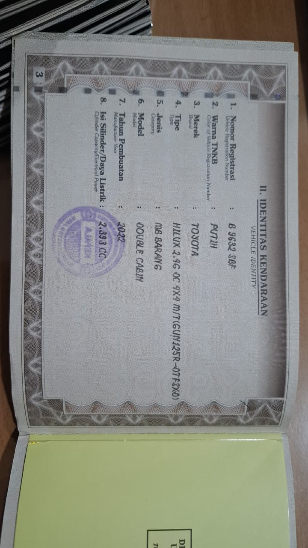 TOYOTA  HILUX  2.4G DC 4X4