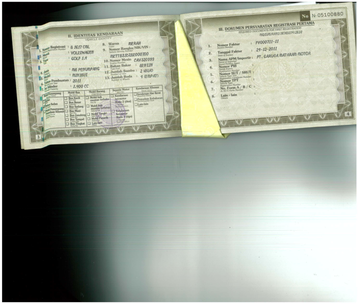 VOLKSWAGEN VW GOLF 1.4