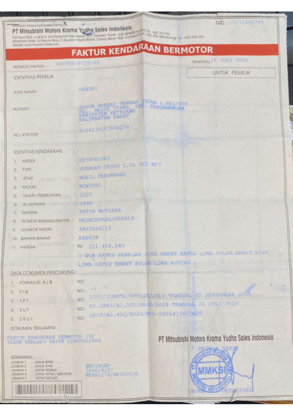 MITSUBISHI  XPANDER  CROSS 1.5 L