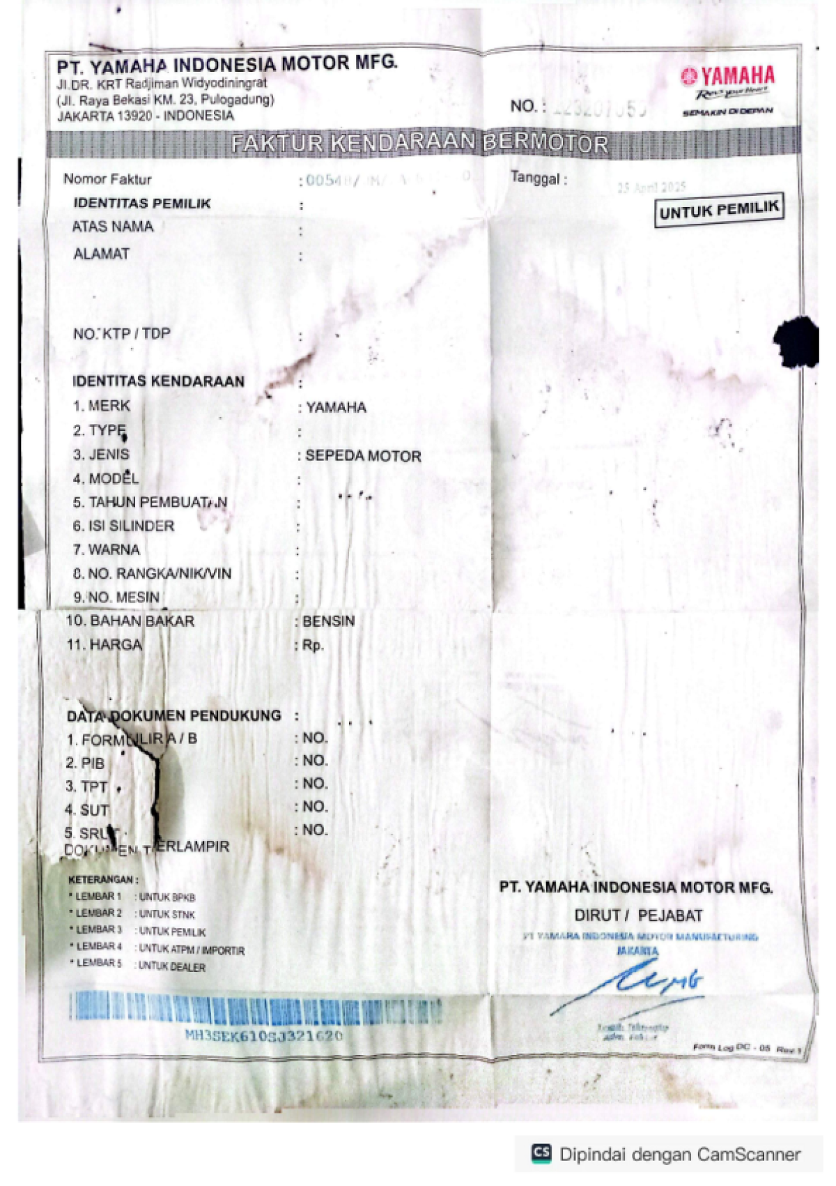 YAMAHA GRAND FILANO 125