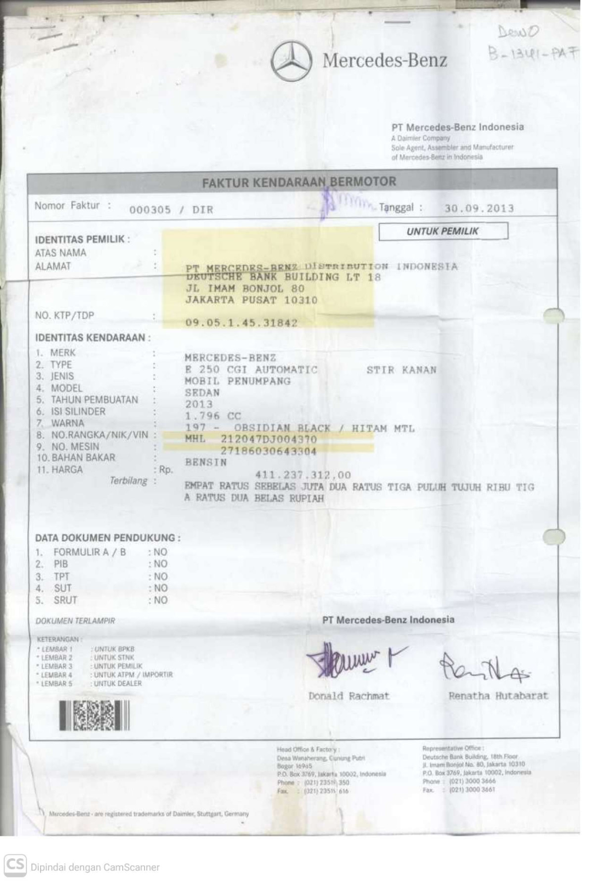 MERCEDES BENZ E 250 CGI