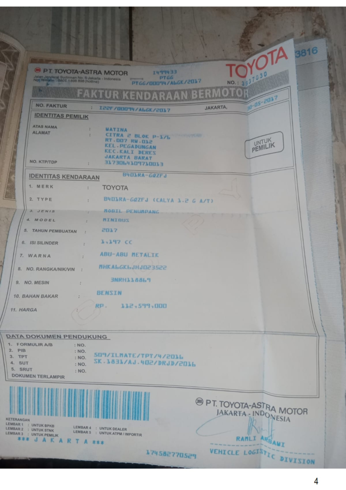 TOYOTA  CALYA  1.2 G A/T