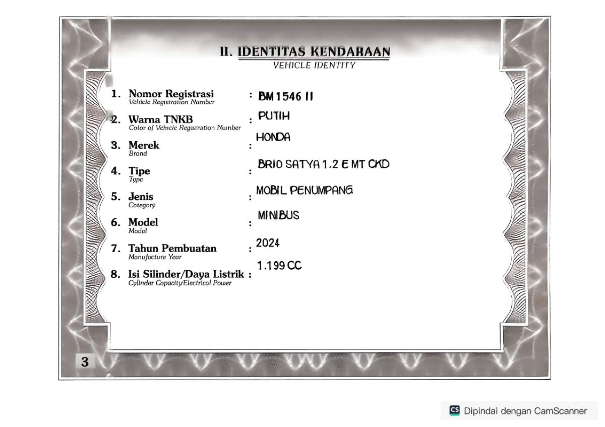 HONDA  BRIO  SATYA 1.2 E