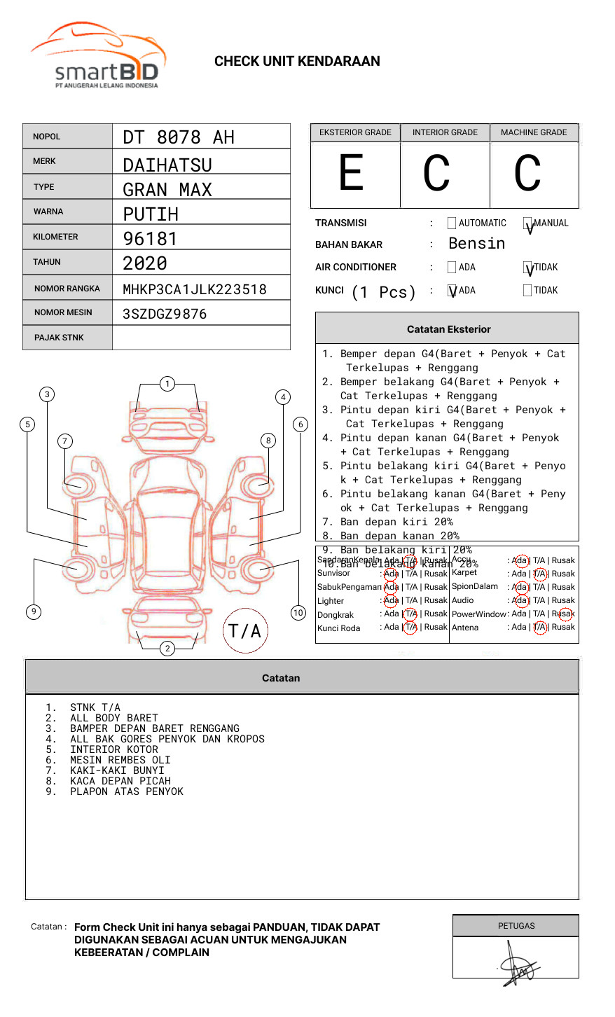 DAIHATSU  GRAN MAX  PICK-UP
