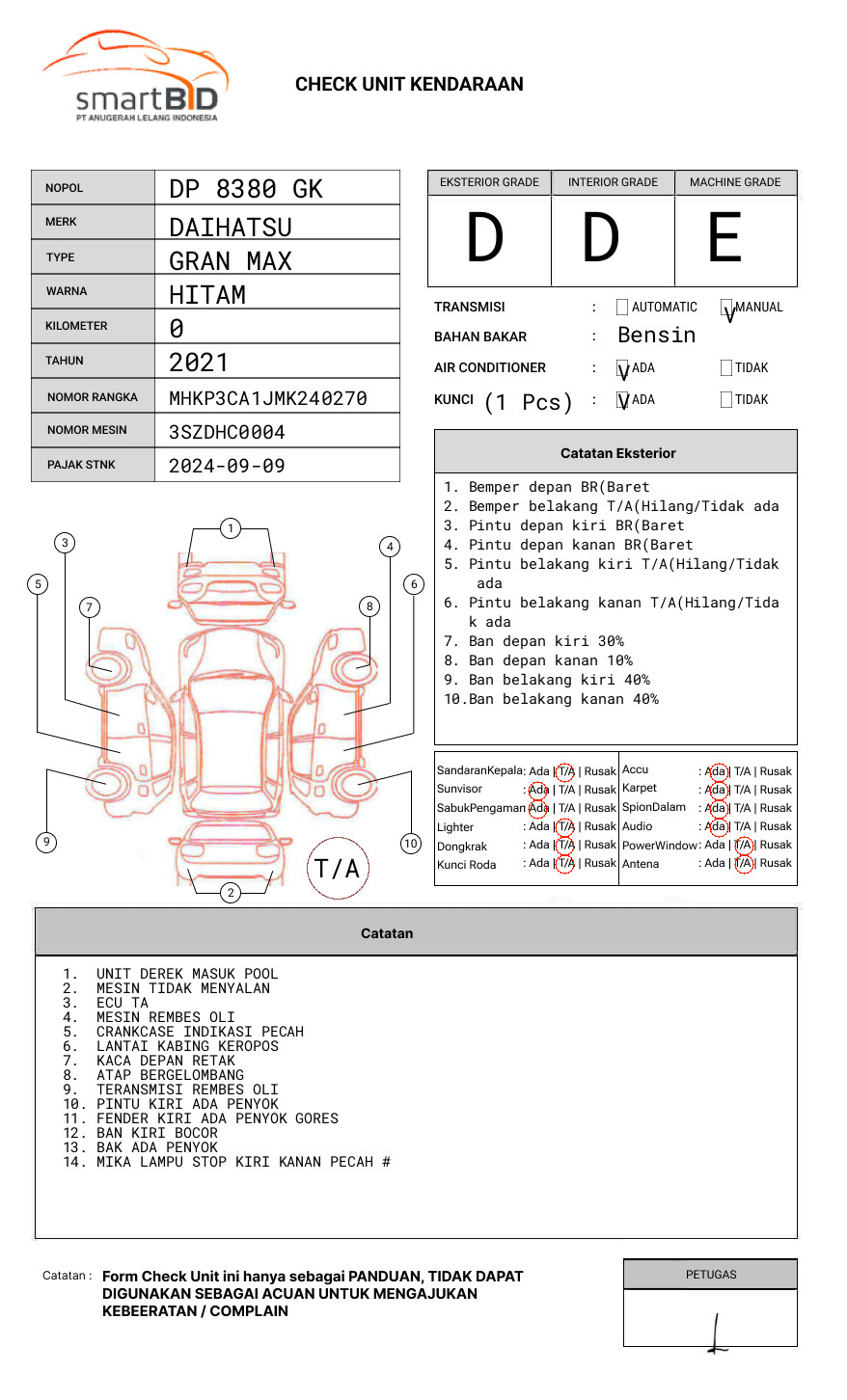 DAIHATSU  GRAN MAX  PICK-UP