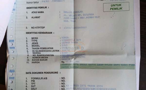 HONDA ALL NEW BEAT DELUXE ESP CBB ISS