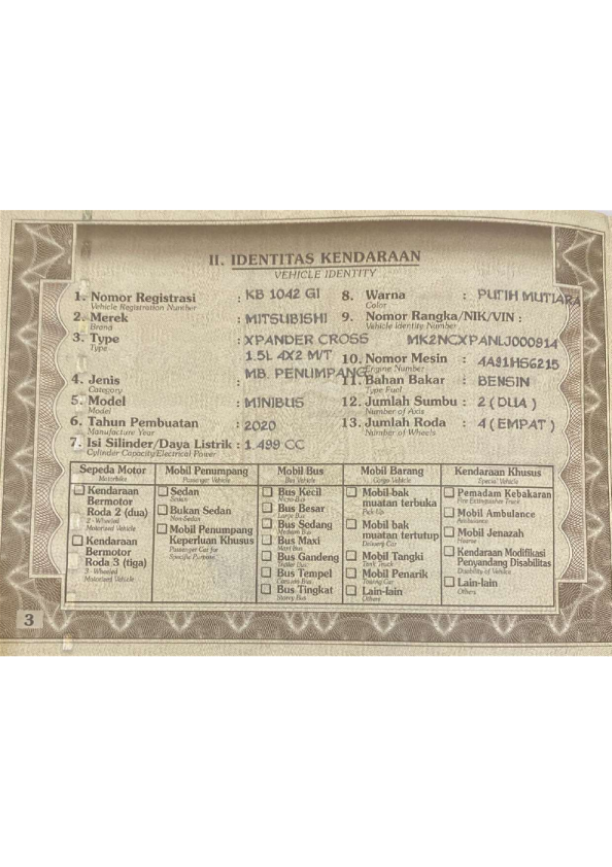 MITSUBISHI  XPANDER  CROSS 1.5 L