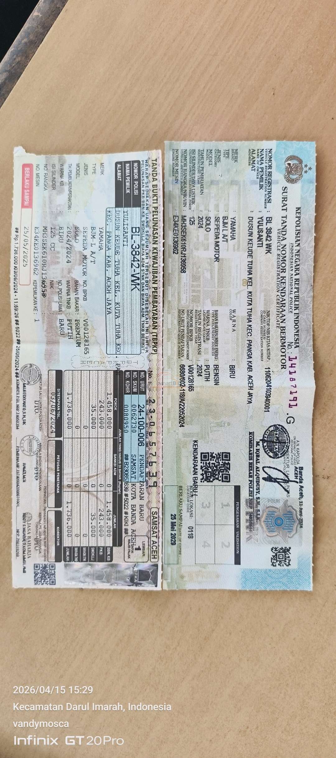 YAMAHA  GRAND FILANO 125